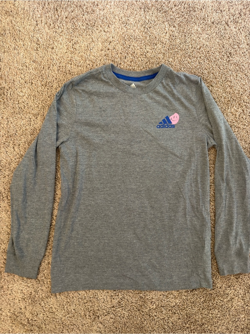 Boys Adidas Long Sleeve T-Shirt